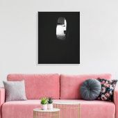 Licht aan het eind van de tunnel canvas afdruk (Insitu (Woonkamer))