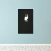 Licht aan het eind van de tunnel canvas afdruk (Insitu (Houten vloer))