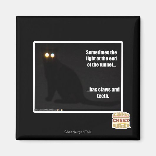 Licht aan het eind van de tunnel magneet (Voorkant)