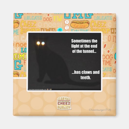 Licht aan het eind van de tunnel magneet (Voorkant)