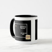 Licht aan het eind van de tunnel mok (Voorkant links)