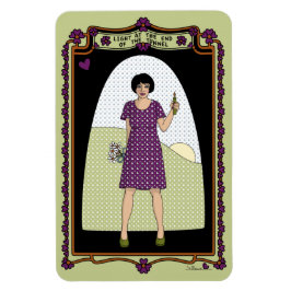 Licht aan het eind van de tunnelkoelkast_A_4x6 Magneet