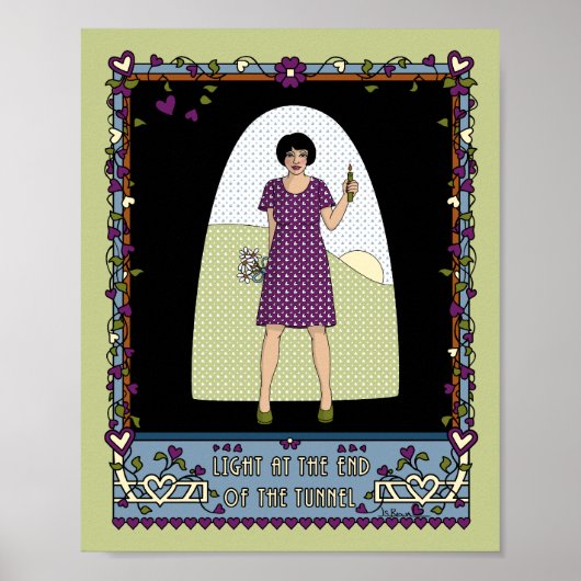 Licht aan het eind van het Poster Tunnel_A_8x10 (Voorkant)