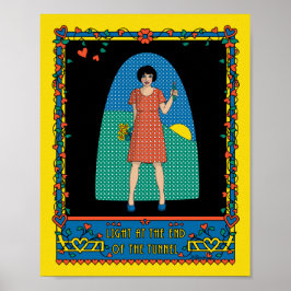 Licht aan het eind van het Poster Tunnel_B_8x10