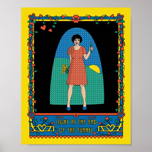 Licht aan het eind van het Poster Tunnel_B_8x10 (Voorkant)