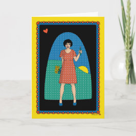 Licht aan het eind van Tunnel_B_Greeting Kaart