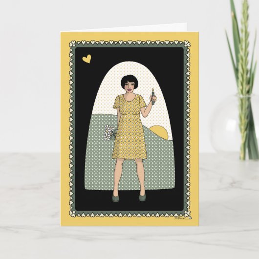 Licht aan het eind van Tunnel_C_Greeting Kaart (Voorkant)