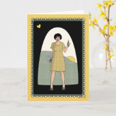 Licht aan het eind van Tunnel_C_Greeting Kaart (Gele Bloem)