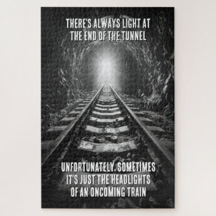 Licht aan het einde van de ironische Humor Legpuzzel