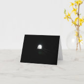 Licht aan het einde van de tunnel - Notecard Kaart (Gele Bloem)