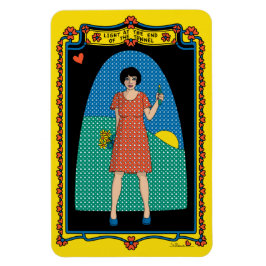 Licht aan het einde van de tunnelkoelkast_B_4x6 Magneet