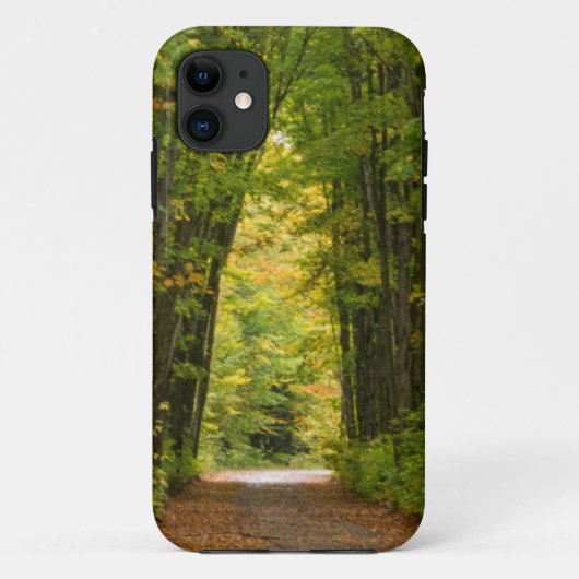 Licht aan het einde van een tunnel van bomen Case-Mate iPhone case (Achterkant)