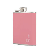 Licht aardbeiroze heupfles (Links)