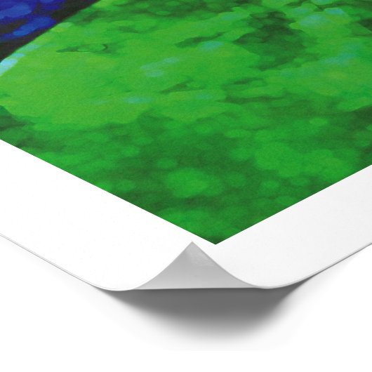 Licht Abstract 11: Tempel van het hart Poster (Hoek)