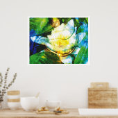 Licht Abstract 11: Tempel van het hart Poster (Keuken)