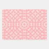 Licht Abstract hartverwarmingspatroon Inpakpapier Vel (Voorkant 3)