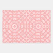 Licht Abstract hartverwarmingspatroon Inpakpapier Vel (Voorkant 2)