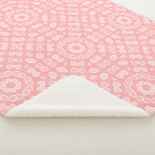 Licht Abstract hartverwarmingspatroon Sherpa Deken (3/4)