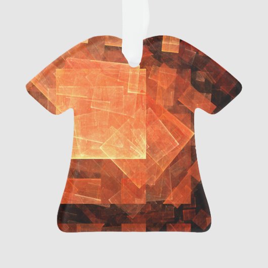 Licht Abstract KunstacrylShirt Ornament (voorkant)