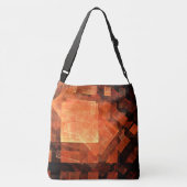 Licht Abstract kunstlichaam Crossbody Tas (Achterkant)