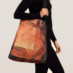 Licht Abstract kunstlichaam Crossbody Tas