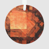 Licht Abstracte Art Acrylcirkel Ornament (achterkant)
