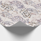 Licht achtergrondpapier van vrije bloemen cadeaupapier (Hoek)