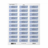 Licht adreslabels etiket (Full Sheet)