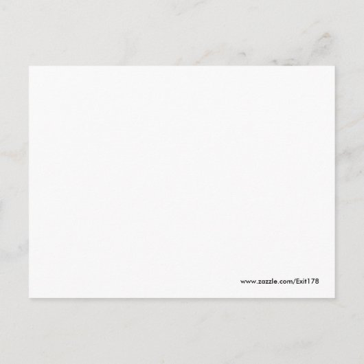 Licht afgedikt California Poppy Briefkaart (Achterkant)