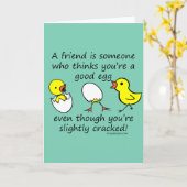 Licht afgekraakt Best Friend Quote Kaart (Gele Bloem)