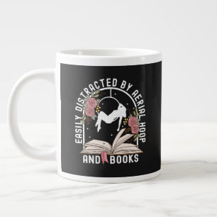 Licht Afgeleide Luchtacrobatiek Hoepel En Boek Grote Koffiekop