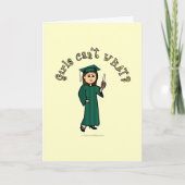 Licht Afstuderen groen Kaart (Voorkant)