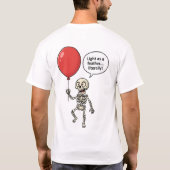 Licht_als_een_veer__letterlijk T-shirt (Achterkant)