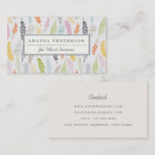 Licht als een veer Visitekaartjes (Voorkant / Achterkant)