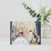 Licht als Paris Herself Briefkaart (Staand voorkant)