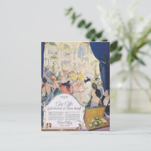 Licht als Paris Herself Briefkaart (Staand voorkant)