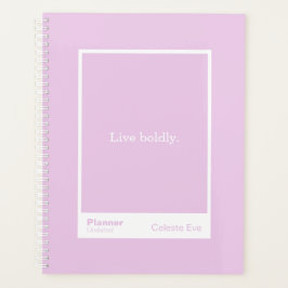 Licht Amethyst Paarse Blok Citaat Groot Planner