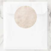 Licht  Antiek papier achtergrond Ronde Sticker (Tas)