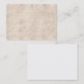 Licht  Antiek papier achtergrond Visitekaartje (Voorkant / Achterkant)