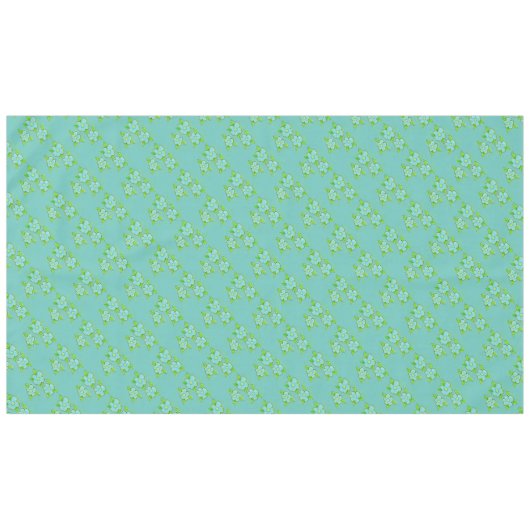 Licht Aqua en blauw Tafelkleed (Voorkant (Horizontaal))