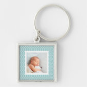 Licht aqua | Foto van de nieuwste vorm Sleutelhanger (Voorkant)