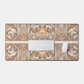 Licht Art Deco Desk Mat (Keyboard & Muis)