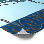 LICHT, ART NOUVEAU FLORAL: GRECIAN ZEE POSTER (Hoek)