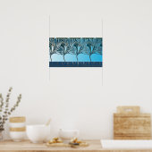 LICHT, ART NOUVEAU FLORAL: GRECIAN ZEE POSTER (Keuken)