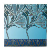 LICHT, ART NOUVEAU FLORAL: GRECIAN ZEE TEGELTJE (Voorkant)