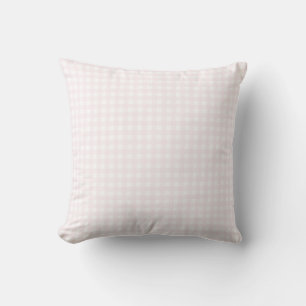 Licht Baby Roze Kleine Gingham. Kussen