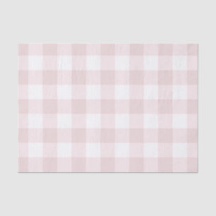 Licht Baby roze pink Tartan Spatroon Afdrukken Tissuepapier