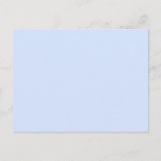 Licht Babyblauw Briefkaart (Voorkant)