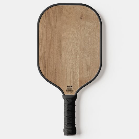 licht berkenhout pickleball paddle (Voorkant)