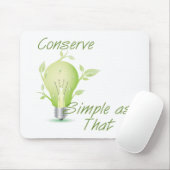 Licht besparen muismat (Met muis)